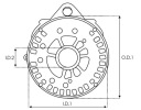 COUVERCLE PROTECTRICE ALTERNATEUR AS-PL ABR6014photo 8