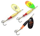 3 x MEPPS AGLIA LONG CAST № 5 ЗОЛОТО F.TIGER ЧЕРНЫЙ