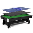 Бильярдный стол 8 футов со столешницей для пинг-понга и обеденным столом