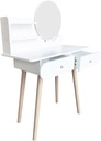 Aga Toaletný stolík MRDT08-W Materiál iný