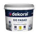 КРАСКА АКРИЛОВАЯ ФАСАДНАЯ DEKORAL белоснежная 10л