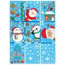 Рождественские наклейки рождественские украшения окна 9 -snowflakes