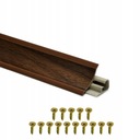 Планка столешницы ПВХ 23мм ТЕМНЫЙ ОРЕХ 3м