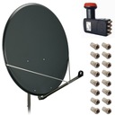 Спутниковая антенна 100см FAMAVAL OCTO конвертер PLN