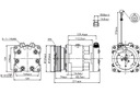 NISSENS COMPRESOR DE ACONDICIONADOR ALFA ROMEO 164 FIAT CROMA LANCIA THEMA 