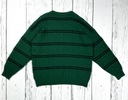 LACOSTE Vintage Retro Wełniany Sweter Męski w Paski Logowany r. 6 / XL Zapięcie brak