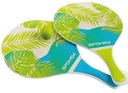 BADMINTON PLAŻOWY ZESTAW TORBA DREWNIANE PALETKI