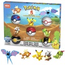 MEGA CONSTRUX POKEMON BLOCKS POKE BALL, 5 НАБОР ТРЕНИРОВОЧНЫХ БЛОКОВ, 118 ЭЛЕМЕНТОВ
