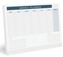 BIUWAR A4 ROK NOTES kalendarz PLANER 364 ORGANIZER + notes magnetyczny BLUE