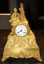 Brąz-złocony zegar kominkowy !!! Oryginalność oryginał
