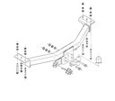 BARRA DE REMOLQUE GANCHO DE REMOLQUE MITSUBISHI PAJERO SPORT I, 1999-200 