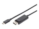 Кабель-адаптер DIGITUS USB 3.1 Gen 2 SuperSpeed+ Type USB C/DP 4K, 60 Гц 32,4