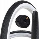 OPONA ROWEROWA 28x1,75 BIAŁY BOK + DĘTKA AV ZAWÓR SAMOCHODOWY