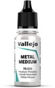 Vallejo 70521 Model Color Metal Medium 18ml