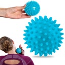 МЯЧ С ШИПАМИ ДЛЯ ФИТНЕСА МАССАЖНЫЙ РОЛИК HARD 7,5см NS-957 синий