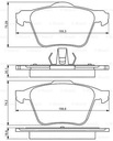 DISCOS ZAPATAS PARTE DELANTERA BOSCH VOLVO XC70 II T6 304KM 