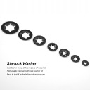 ZESTLY КЛЕММ WASHER STARLOCK 280 ШТ M3-M12  фото 7