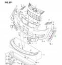 SUZUKI SX4 2006 - 2013 BRIDA DE PARAGOLPES PARTE DELANTERA IZQUIERDA 