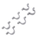 30PCS РЕМІНЬ ЕЛЕКТРИЧНИЙ СУПОРТ PASKU 1/2 ДЮЙМА 2 ОТВОРИ PVC КРОНШТЕЙН 5A  (17819029436) фото min 10