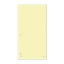 ВСТАВКИ для папки 1/3 А4 Желтые - 100 шт.
