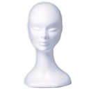 МАНЕКЕН ЖЕНСКИЙ ГОЛОВНОЙ, БЕЛЫЙ АКСЕССУАРЫ