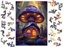 Puzzle Drewniane Na skraju Zaczarowanego Lasu A3