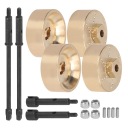 POSZERZONY KIT OSI Z BRASS PRZECIWWAGA DO CAR AXIAL SCX24 RC W SKALI 1/24  photo 8