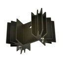 РАДИАТОР SK129 ЧЕРНЫЙ 25мм 7.8К/Вт 41мм TO247