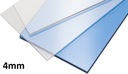 Plexiglass 4 мм 100x100 см бесцветный прозрачный плексиглалс