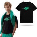 ФУТБОЛКА ДЛЯ МАЛЬЧИКОВ 4F ДЕТСКАЯ СПОРТИВНАЯ ФУТБОЛКА НА КАЖДЫЙ ДЕНЬ