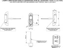 Двухцветный светодиодный габаритный фонарь LD2164