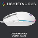 Mysz do gier Logitech G102 Light Sync z konfigurowalnym oświetleniem RGB Kod producenta 910-004854