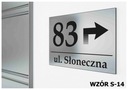 Табличка АДРЕСНАЯ ДОСКА АЛЮМИНИЕВАЯ НОМЕР ДОМА 20х30.