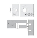 15/29 RASTEX - соединитель/эксцентрик (10 шт), HETTICH