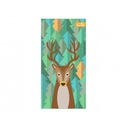 Полотенце Outrest быстросохнущее олень оранжевое М