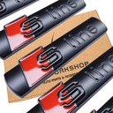 EMBLEMAT ZAMIENNIK DO S-LINE ZNACZEK NAKLEJKA CZARNY MAT