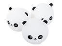 Nočná lampa pre deti led rgb panda dotyk Dominujúca farba biela