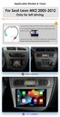 RADIO 2DIN ANDROID12 SEAT LEON 2 2005-2012 8G+128G 