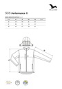 Softshell Performance Detská prechodná bunda 134 cm/8 rokov Ďalšie vlastnosti kapucňa vrecká vetroodolné vodoodolné zips