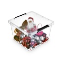 Квадратная коробка объемом 32 л с крышкой SimpleStore 1622