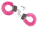 Наручники на меху, розовый