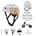 Kask dla dzieci 3-7 lat Sun Baby Cubic - biały Typ kasku BMX, Street, Dirt (orzeszek)