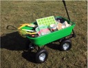 Prepravný záhradný vozík do 300kg zelený CHM Druh vozík