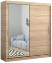 IDA ШКАФ 150 x 205 ЗЕРКАЛО C - ДУБ СОНОМА