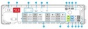 SALUS KL08RF BEZPRZEWODOWA LISTWA STERUJĄCA CENTRALA 8 STREF ZIGBEE + MODUŁ