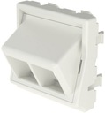 Адаптер PANDUIT RJ45 мозаика 45x45 угловой, 2 трапецеидальных искажения