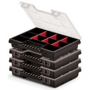 Набор из 4 коробок-ОРГАНИЗАТОРОВ, РЕГУЛИРУЕМЫЕ РАЗДЕЛЕНИЯ