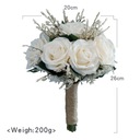 Artificial Wedding Bride Bouquets Arrangement for Wysokość produktu 10 cm
