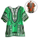 Pánske dámske africké tričko Dashiki, Veľkosť goliera 28