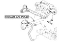 ANILLO COMPACTADOR DE TUBO VENTILACIÓN VOLVO XC90 2003- FEBEST 